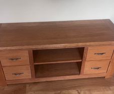 Large Oak TV Unit / Media Unit