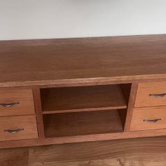 Large Oak TV Unit / Media Unit
