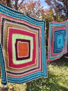 2 x Crochet Blankets