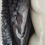 Like New. Gorgeous Mela London lightweight black faux fur jacket, size 14 Image 4