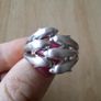Silver dolphin ring size U Image 8