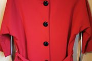 Michael Kors red bat-wing Jacket UK 12