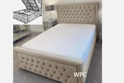 NEW Cambridge Storage Bed, Ottoman Gaslift Bed Frame, Bed with Storage