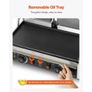 Commercial Panini Grill, 3600W Electric Sandwich Panini Maker, Stainless Steel Double Sandwich Press, Panini Grill with Temp Control Image 5