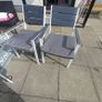 2 metal garden chairs Image 6