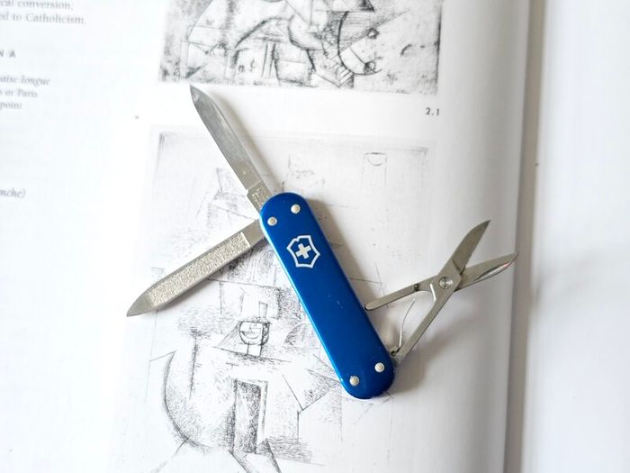 Vintage Victorinox Smooth Alox Companion Discontinued Rare model 58mm Swiss Army Knife Collectable