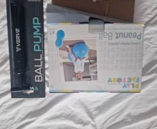 Play Factory Peanut Ball & Verve Ball Pump Set (Open Box - Never Used)