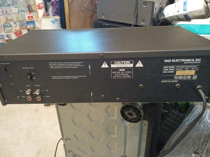 NAD cassette deck player