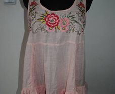 Falmer Heritage long top/tunic pink embroidered size UK14 EUR42 Postage included