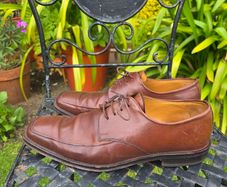 Russell & Bromley Men's Leather Derby Shoes Size 10.5UK