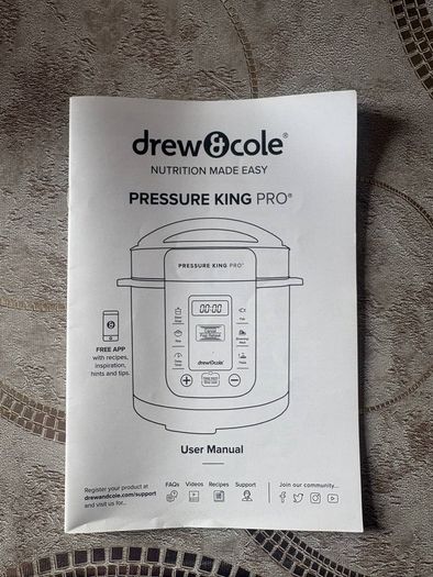 Drew & Cole Pressure King Pro 3L Multi Cooker / Pressure Cooker for Sale