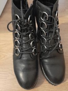 River Island Leather Ankle Boots Size 6