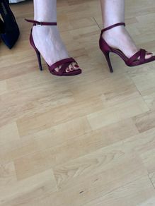 Maroon heels