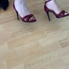 Maroon heels