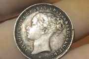 1878 Silver Shilling Die 3 Victoria Nice grade