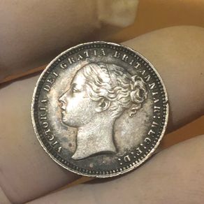 1878 Silver Shilling Die 3 Victoria Nice grade