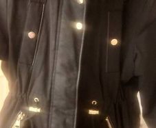 Girls winter black jacket ( next age 8)