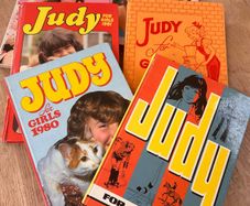 6 vintage Judy annuals