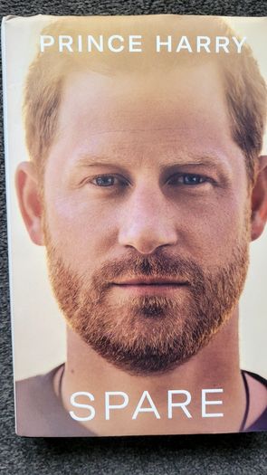Spare. Prince Harry book.