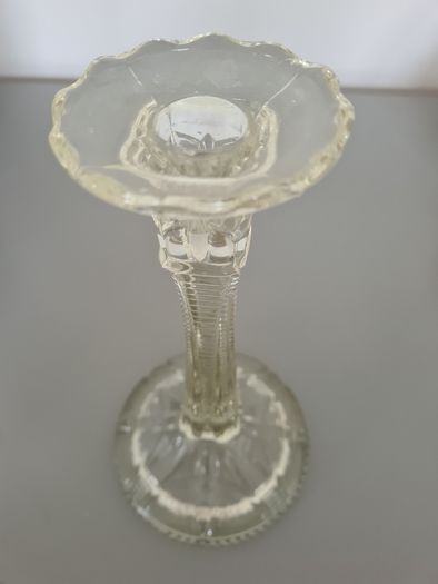 Candle Holder Vintage Glass Candle Stick Table Decor