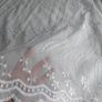 Beautiful Tulle Curtain with No Drill Extendable Curtain Pole /Cream White Image 7