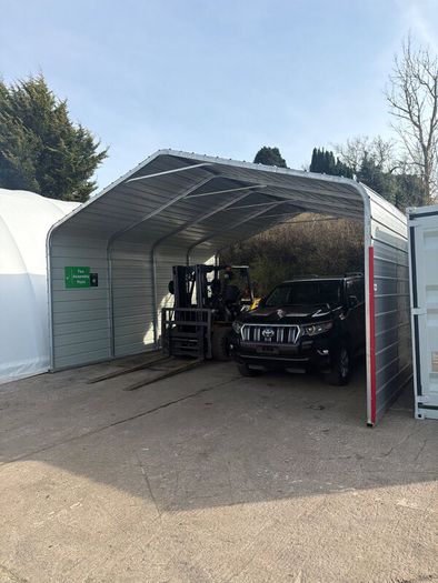 20ft x 20ft Heavy Duty Metal Carport Shelter