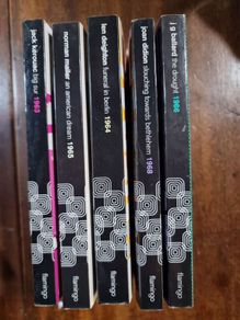 Flamingo classics 5 book set: JG Ballard, Jack Kerouac, Norman Mailer, Len Deighton, Joan Didion,