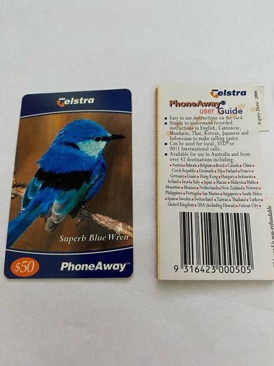 Telstra 50 dollar call card