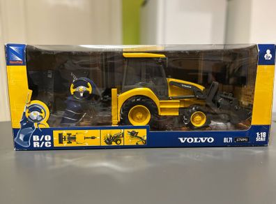 Radio controlled Volvo BL 71 backhoe loader