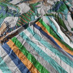 Dinosaur single duvet cover set (reversible)