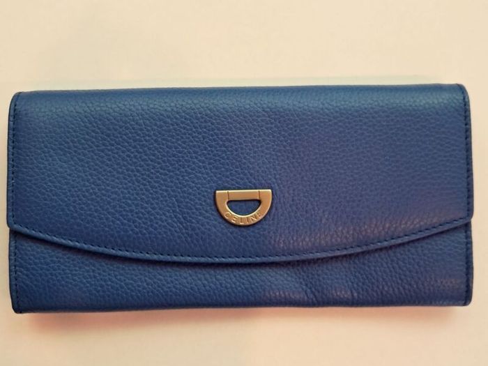 Celine Large Flap Wallet, Cobalt Blue, Phoebe Philo