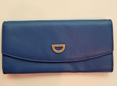 Celine Large Flap Wallet, Cobalt Blue, Phoebe Philo