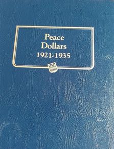 Peace Silver Dollar Part Set In Whitman Album
