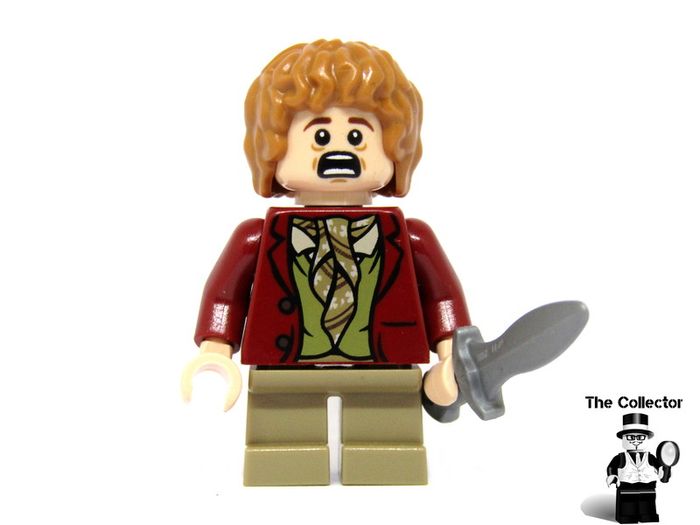 LEGO Bilbo Baggins Dark Red Coat The Hobbit Minifigure Brand New From Set Never Displayed