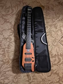 Donner Hush Silent Travel Guitar and Case (Hardly Used)
