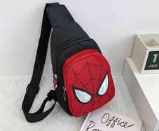 Spiderman Spider Man Chest Bag Cartoon Shoulder Bag Superman Iron-Mans Children's Handbags Crossbody Travel Storage for Kids Toys