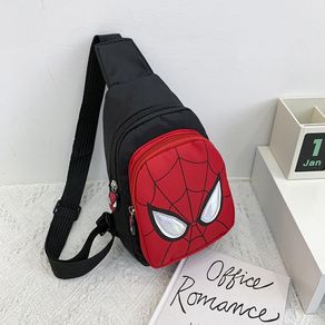 Spiderman Spider Man Chest Bag Cartoon Shoulder Bag Superman Iron-Mans Children's Handbags Crossbody Travel Storage for Kids Toys