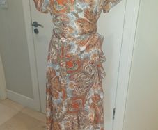 Boho wrap dress size small uk8-10