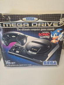 Sega Mega Drive Model 1 Console (Boxed,100% Tested and Working) + 2 Controllers