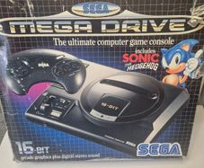 Sega Mega Drive Model 1 Console (Boxed,100% Tested and Working) + 2 Controllers