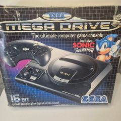 Sega Mega Drive Model 1 Console (Boxed,100% Tested and Working) + 2 Controllers