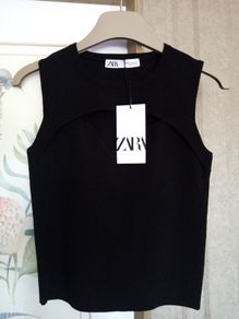 Zara occasion top  cut out detail bnwt