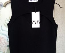 Zara occasion top  cut out detail bnwt