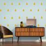 Raindrop Wall Stickers, Removable Wallpaper, Gold Pattern Decals, Wallpaper decal, Raindrop Decals, Nursery Decor, Nursery Decals Image 3