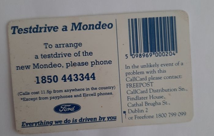 call card