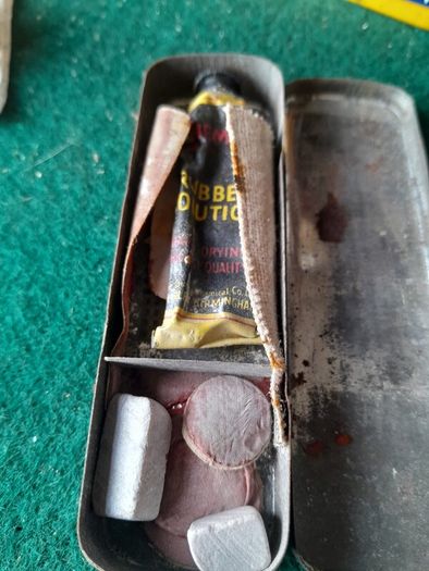 vintage chemico repair tin