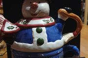 Christmas Snowman Cup Teapot