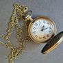 Quartz Vintage Style Pocket Watch, cowboy commerative. Image 2