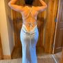 blue long dress Image 2