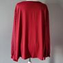 Burgundy top with sheer sleeves, Size 4XL / UK24 Image 4